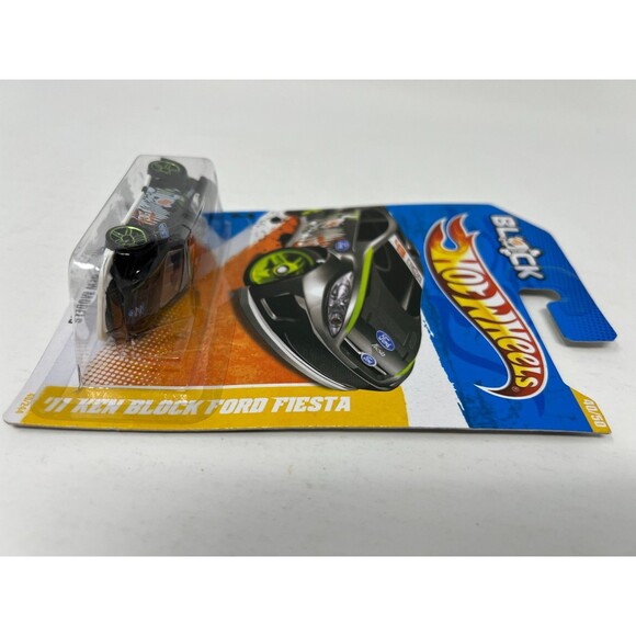 Hot Wheels 2011 New Models '11 Ken Block Ford Fiesta in Black - IROC Wheels - Picture 5 of 7